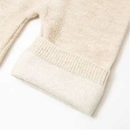 裏返し　シルクとウールの腹巻パンツ (杢ベージュ)1点　NSGK23-11_装飾品・工芸品 女性・レディース 洋服   装飾品・工芸品  洋服 _【1469594】