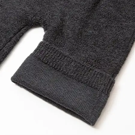 裏返し　シルクとウールの腹巻パンツ (チャコール)1点　NSGK23-11_装飾品・工芸品 女性・レディース 洋服   装飾品・工芸品  洋服 _【1469599】