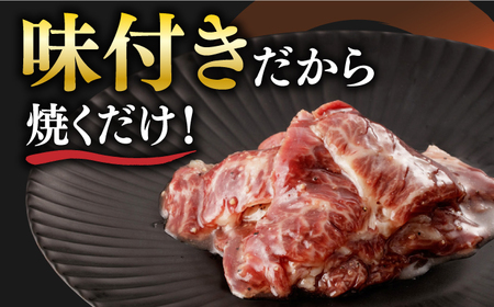 【12回定期便】【塩だれ】九州産和牛ハラミ 毎月250g×2袋（計6kg）長与町/岩永ホルモン [EAX161] 国産 焼肉 小分け サガリ 味付き