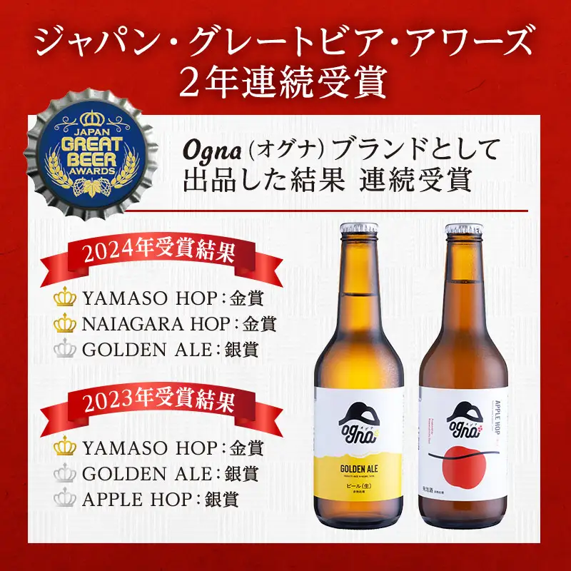 父の日 南信州ビールOgna「飲み比べセット」（4種12本） お酒