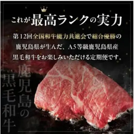 【発送月固定定期便】厳選A5等級オールスター牛肉定期便(南九州市)全4回【配送不可地域：離島】【4081818】