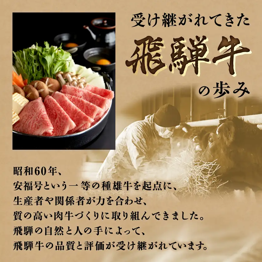 飛騨牛　ロースまたは肩ロース　すき焼きしゃぶしゃぶ用 360g【配送不可地域：離島】【1042662】