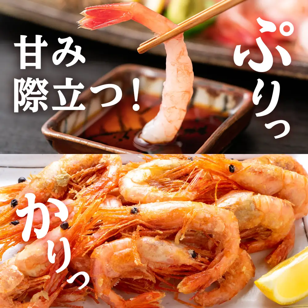 甘海老 北海道 虎杖浜産 約600g AA032
