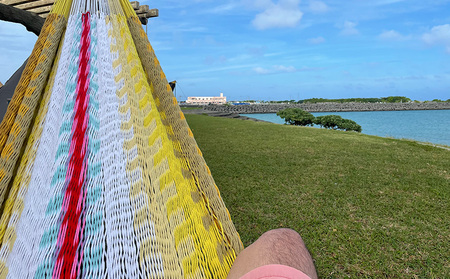 キャンプ  方舟ベッドハンモック「クイーン・エリザベス」