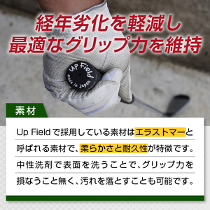 Up Field ゴルフグリップ（バックライン無・ネイビー） 5本セット