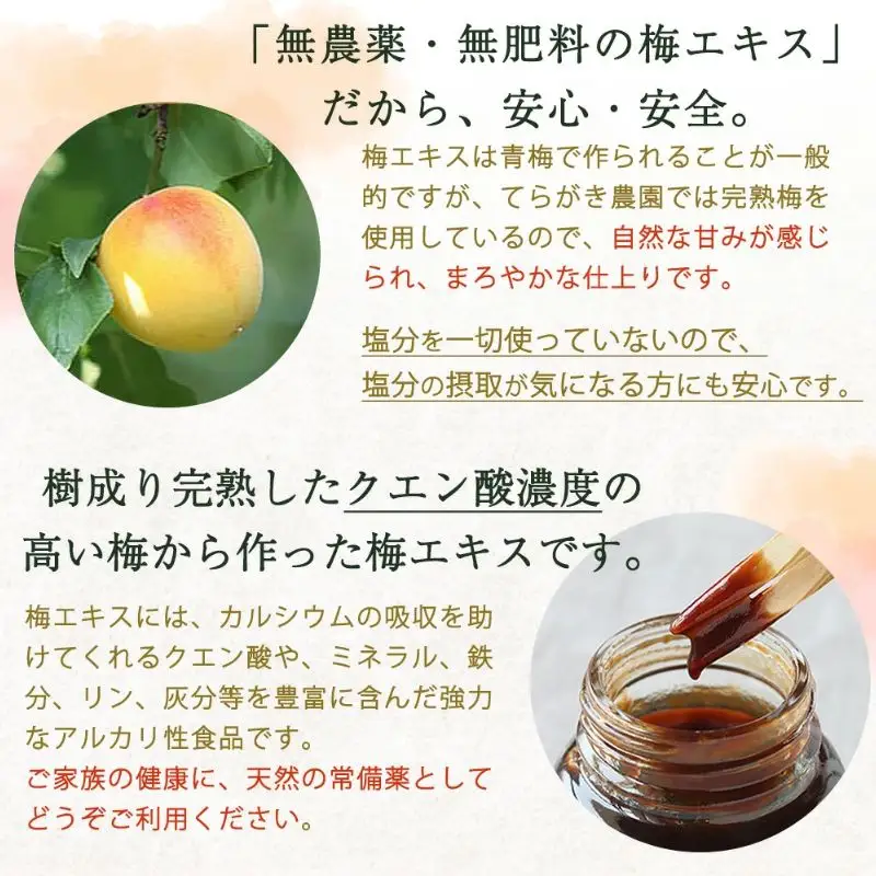 完熟梅エキス 50g 南高梅使用 trgk002A【trgk002A】