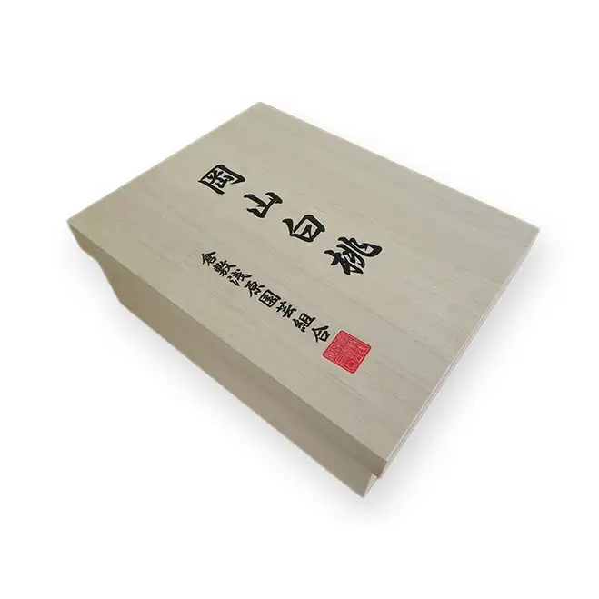 桃 2026年 先行予約 白桃 6玉（1玉330ｇ以上）等級：ロイヤル 木箱入り もも モモ 岡山県産 国産 フルーツ 果物 セット ギフト 