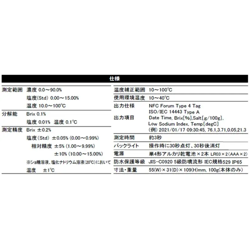 塩濃度計 PAL-改ラーメンマイスター（ポケットラーメンスープ塩濃度計）　【11218-0736】