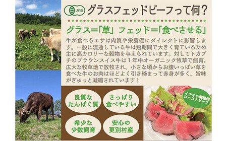 【十勝オーガニック放牧牛(グラスフェッドビーフ) 焼肉セット】  F21P-593