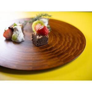 RAYS PLATE Round L 漆 １枚 ｜トレー プレート お皿 皿 食器 インテリア