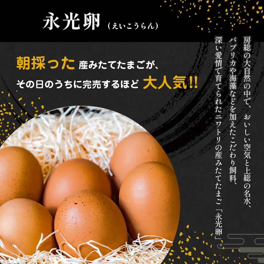 メディア紹介多数！ おいしいたまご永光卵 30個 | えいこうらん 光永ファーム 卵 たまご 君津市産 千葉 君津 きみつ 