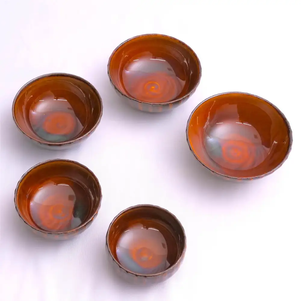 百碗 飴釉刷毛目(マルダイ窯) FR7