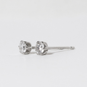プラチナ　0.20ct一粒天然ダイヤモンドスタッドピアス　プラチナ900 ピアス ジュエリー アクセサリー PT900 レディース ダイヤ0.10ct×2 カラット 天然 ダイヤモンド 山梨県 甲斐市 BQ-112