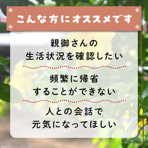 みまもり 訪問 サービス 3か月 C018-001 生活状況 郵便局 安心