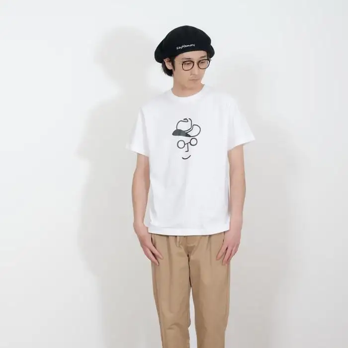 《1》【KEYMEMORY 鎌倉】カウボーイハットTシャツ WHITE
