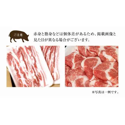 ローズポーク バラ ・ 肩ロース 食べ比べ 焼肉セット 400g × 2P ( 茨城県共通返礼品 )