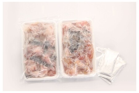 天然アンコウ鍋1.0kg（4人前）セット 魚エキス配合みそ味の鍋の素付き 魚 海鮮鍋 海鮮 鍋 鍋セット あんこう スープ付き 1キロ ご当地グルメ 【005_0135】