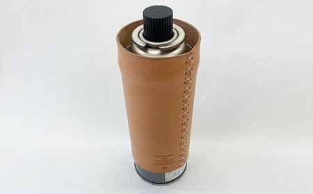 本革 CB缶（カセットガスボンベ）カバー 【4358 aging&anti－aging】 ／ ガス缶カバー カセットボンベカバー CB缶カバー ガス缶 カセットボンベ ガスボンベ キャンプ アウトドア 登山 キャンプ用品 アウトドア用品 トレッキング