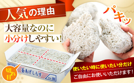 訳あり 釜揚げしらす 1kg 小分け 減塩しらす