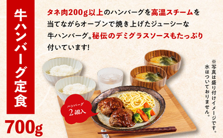 マジカル 冷凍定食 牛ハンバーグ 定食 K258-004 肉 牛肉 惣菜 総菜 冷凍