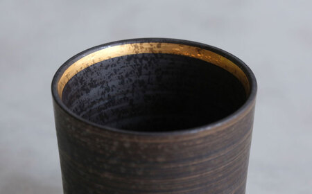 【陶器市特集】【波佐見焼】キーポ ロックカップ 金・銀 2点セット【西海陶器】[OA344]