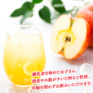 果肉入り林檎ジュース　10本セット（ふじ＆千秋）