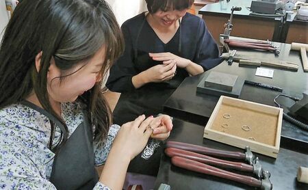 彫金 テクスチャーリング 制作 体験 コース 1名  FABBRICA OSAWA ／ 体験チケット