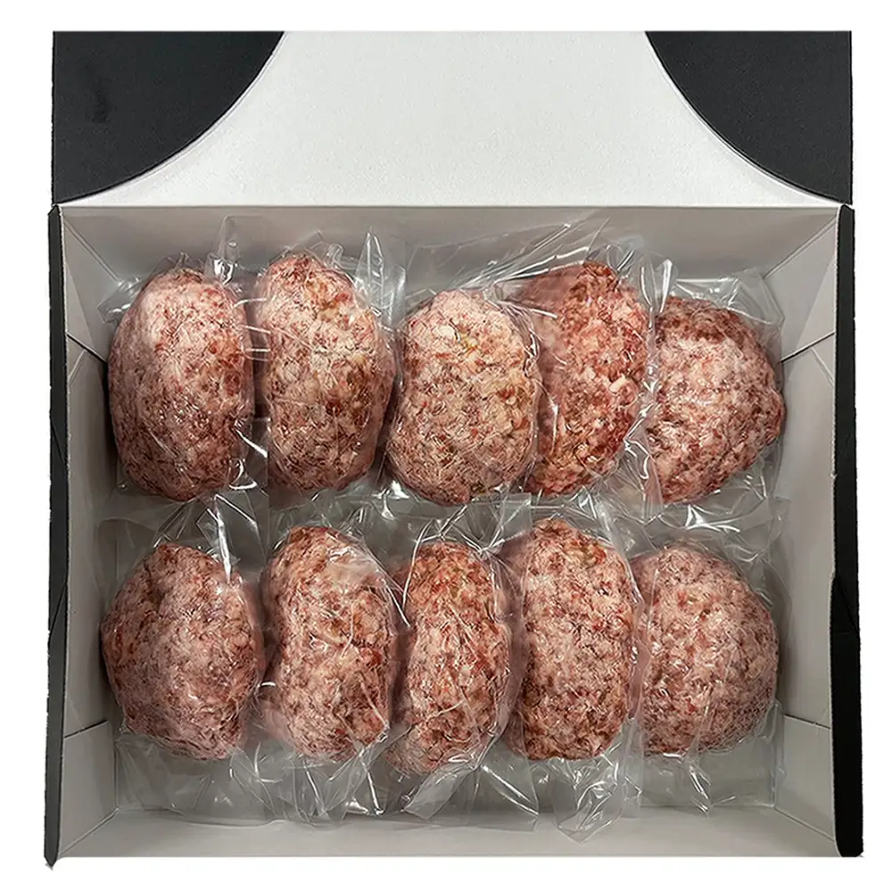 お肉屋さんの手ごね特上ハンバーグ博多和牛入り　1400ｇ 3G26-S