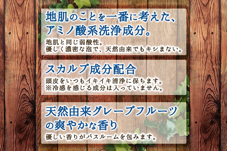 すっぴん地肌 ナチュラルスカルプシャンプー（3本セット）