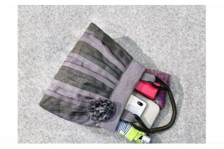 深大寺 バッグ 【 黒 】 | バッグ ハンドメイド MIEN