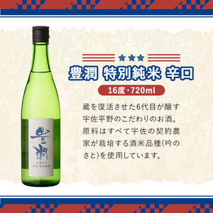 人気の地酒飲み比べセット THE USA Box/DX(合計2.16L・720ml×3本)豊潤 双葉山 日本酒 辛口 セット 宇佐ブランド認証品【114001201】【一般社団法人　地域商社USA】