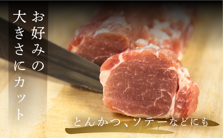 訳あり 国産豚肉  ヒレ ブロック 2本  豚肉 瓜生