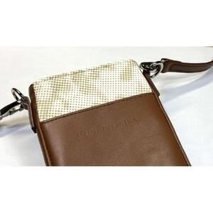 甲州印伝「URUSHINASHIKA」スマホケースA（薄茶）