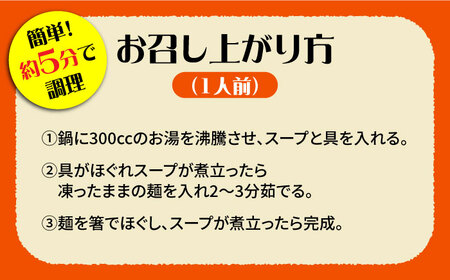 【12回定期便】冷凍 長崎ちゃんぽん 4人前（1人前×4袋） / スープ付き 長崎チャンポン 麺 ちゃんぽん チャンポン / 南島原市 / 狩野食品 [SDE028]
