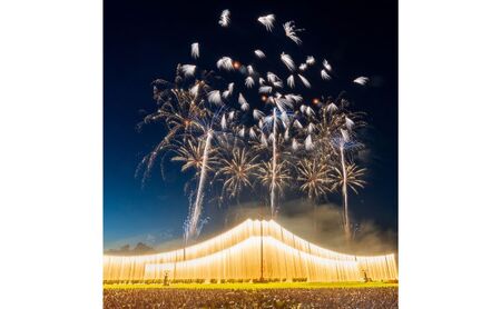限定50セット　ふくろい遠州の花火(7月25日)ペアチケット有料芝生ブロック席