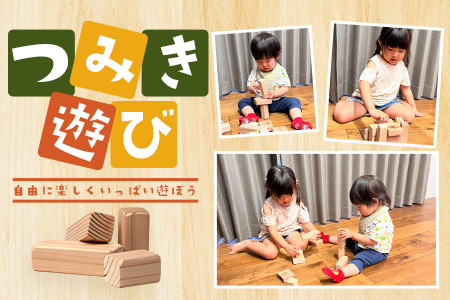 「木頭杉の積み木セット」徳島県立那賀高等学校 森林クリエイト科制作【徳島県 徳島 那賀町 高校生制作 積木 積み木 知育 木育 玩具 おもちゃ 知育玩具 木の積み木 幼児 教育 木頭杉 杉 天然木 木製 無塗装 国産 手作り】 NK-01