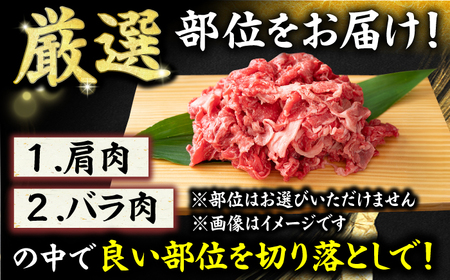 【3回定期便】切り落とし 1000g（500g×2P）[AFBO078]
