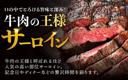 【3回定期便】サーロイン ステーキ 400g（200g×2枚） / サーロインステーキ 牛肉 定期便 長崎和牛 A5 希少部位 A5 / 諫早市 / 野中精肉店 [AHCW027]