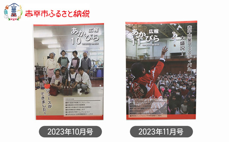 北海道赤平市広報誌 「広報あかびら」 毎月お届け全12回 地域のお礼の品 カタログ 本 