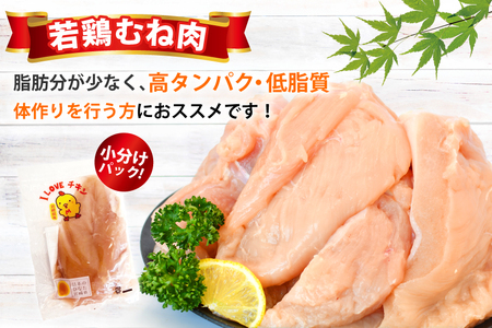 鶏肉 宮崎県産 若鶏むね肉 2kg 鶏肉 [452061357]