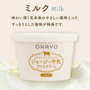 オハヨー乳業 ジャージー牛乳 アイスクリーム 120ml×10個（ミルク・コーヒー）ギフト  | アイスクリーム アイス アイス