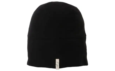 【ブラック】室内用帽子 オーガニックコットン 天4方ワッチ【canl0003-1】