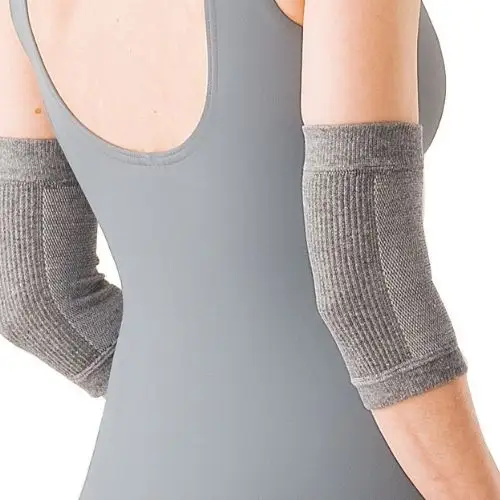 血流促進・筋肉緩和・リラクゼーションの効果　驚きのひじサポーター　2枚入【ebns0008】