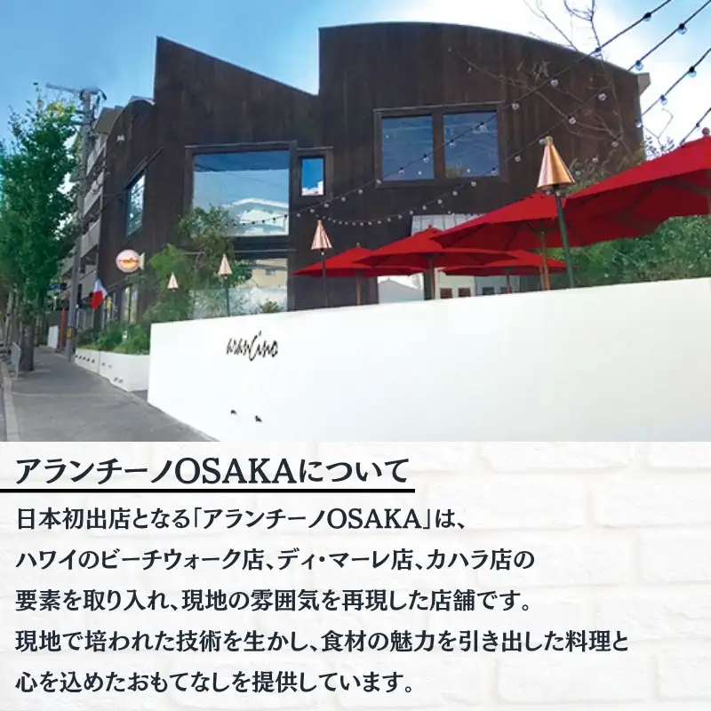 お食事券 アランチーノOSAKA 30,000円分【idea0002】