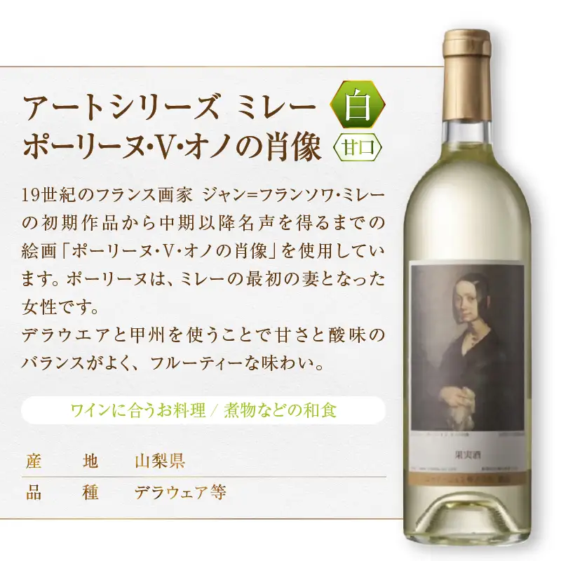 シャトージュン【アートシリーズ】4本 種をまく人 鶏に餌をやる女 無原罪の聖母 ポーリーヌ・V・オノの肖像（MG）C9-487