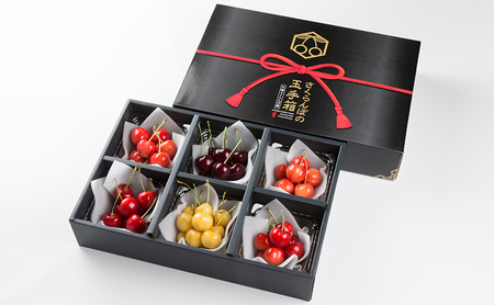 【 先行受付 】さくらんぼ さくらんぼの玉手箱 6種類 セット ※品種指定不可 サミット 月山錦 南陽 紅秀峰 佐藤錦 食べ比べ フルーツ 果物 季節のフルーツ 旬 旬のフルーツ 夏 ギフト 贈り物 贈答 プレゼント 北海道 芦別市