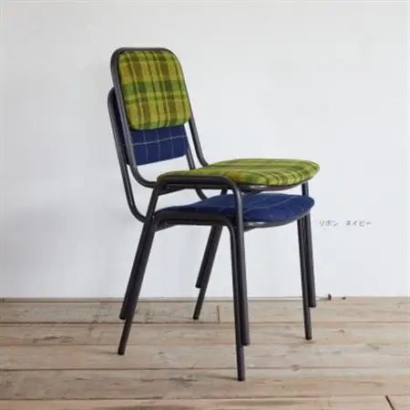 Campus Chair(キャンパスチェア)リボン ネイビー【SWOF】_雑貨・日用品 椅子・チェア・ソファ 家具・インテリア _【1498353】