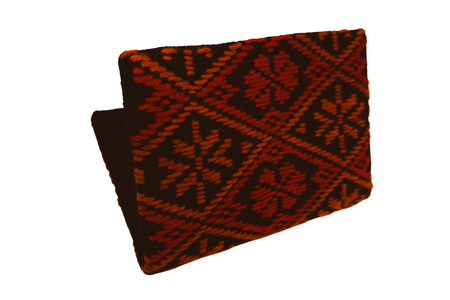 カードケース 名刺入れ 南部菱刺し カード入れ 赤系 1個 [アトリエ縹 おいらせ工房 青森県 おいらせ町 oi02ayo760004]