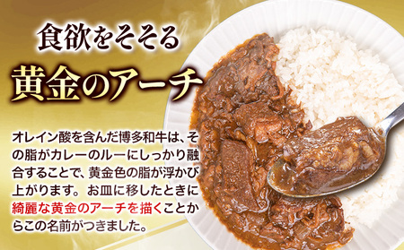 博多和牛の黄金カレー 200g×5食 清柳食産《30日以内に順次出荷(土日祝除く)》九州産 牛 カレー 黄金カレー 博多和牛 送料無料 冷凍 鞍手町