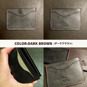 高級ブライドルレザー パスケース カラー3色【ダークブラウン ブラック バーガンディー】革 革製品 